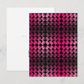 Valentinische Postkarte (Vorne/Hinten)