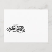 Valentinische Postkarte (Rückseite)