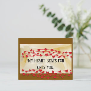 Valentinische Postkarte