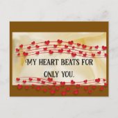 Valentinische Postkarte (Vorderseite)