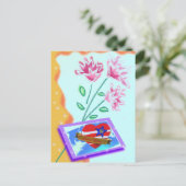 Valentinische Postkarte (Stehend Vorderseite)