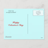Valentinische Postkarte (Rückseite)