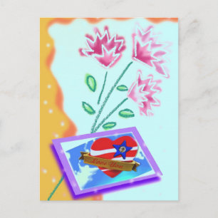 Valentinische Postkarte