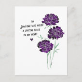 Valentinische Postkarte (Vorderseite)