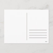 Valentinische Postkarte für Sie (Rückseite)