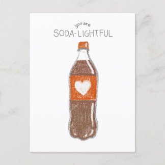 Valentinische Postkarte | Sie sind SODA-LIGHTFUL