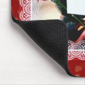 Valentinische Rose Mousepad (Ecke)