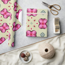 Valentinische rote Herzen Romantik abstraktes Must Geschenkpapier