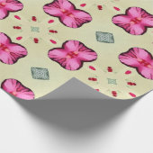 Valentinische rote Herzen Romantik abstraktes Must Geschenkpapier (Ecke)