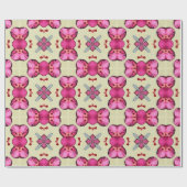 Valentinische rote Herzen Romantik abstraktes Must Geschenkpapier (Flach)