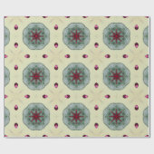 Valentinische rote Herzen Romantik abstraktes Must Geschenkpapier (Flach)