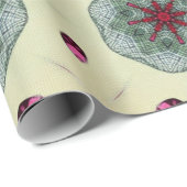 Valentinische rote Herzen Romantik abstraktes Must Geschenkpapier (Rolleneckpunkt)