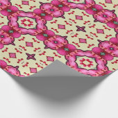 Valentinische rote Herzen Romantik abstraktes Must Geschenkpapier (Ecke)