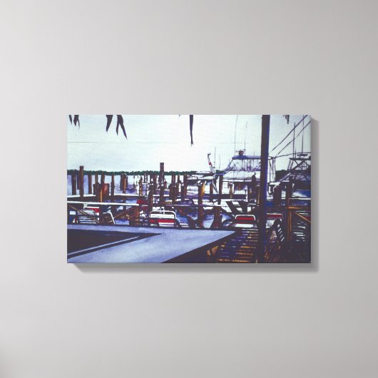 Valentinische Sicht, Hafeninsel Leinwanddruck (Vorderseite)