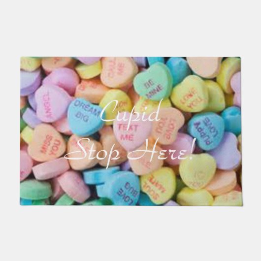 Valentinische Süßigkeiten Fußmatte (Vorderseite)