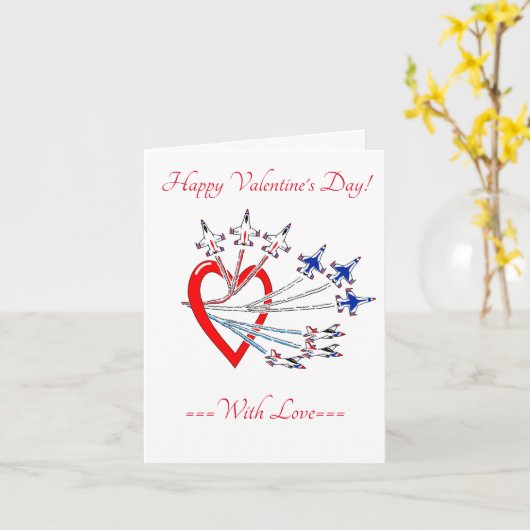 Valentinische Thunderbird-Karte Karte (Gelbe Blume)