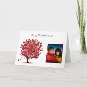 Valentinische Tree Hörkarte Feiertagskarte