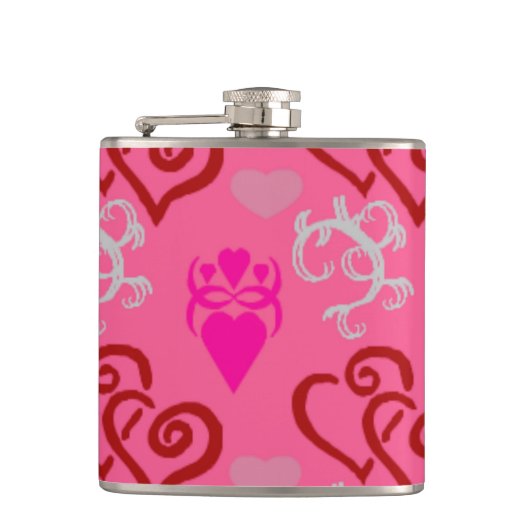 Valentinische Trinkflasche - Geschenke für Sportge Flachmann (Vorderseite)