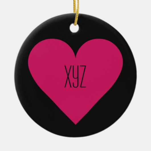 Valentinische Ziergegend Keramik Ornament (Vorne)