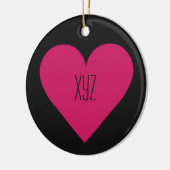 Valentinische Ziergegend Keramik Ornament (Links)
