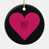 Valentinische Ziergegend Keramik Ornament (Hinten)