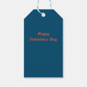 Valentinischer Bärengewohnheit Geschenkanhänger (Rückseite)