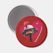 Valentinischer Kühlschrankmagnet für Skorpio (Vorderseite/Rückseite)