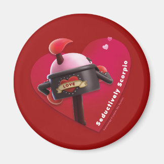 Valentinischer Kühlschrankmagnet für Skorpio