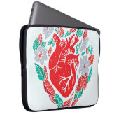 Valentinisches anatomisches Herz: Einzigartige Kar Laptopschutzhülle (Vorne Rechts)