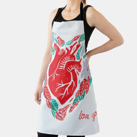 Valentinisches anatomisches Herz: Einzigartige Kar Schürze (InSitu)