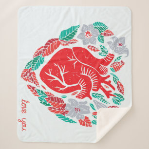 Valentinisches anatomisches Herz: Einzigartige Kar Sherpadecke