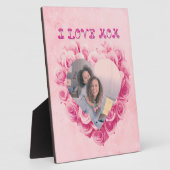 Valentinisches Foto für Mama-Holzplakette Fotoplatte (Seite)