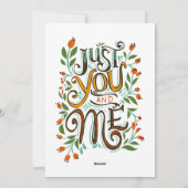 Valentinisches Herz für Rose Feiertagskarte (Rückseite)