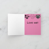 Valentinisches Herz Karte (Innenseite)