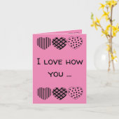 Valentinisches Herz Karte (Gelbe Blume)