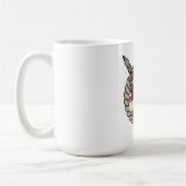 Valentinisches Herz-Tatoo-Design Kaffeetasse (Links)