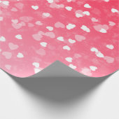 Valentinisches Herz und Liebe Geschenkpapier (Ecke)
