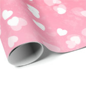Valentinisches Herz und Liebe Geschenkpapier (Rolleneckpunkt)