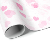 Valentinisches Herz und Liebe Geschenkpapier (Rolleneckpunkt)