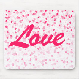 Valentinisches Herz und Liebe Mousepad