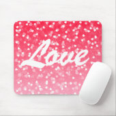 Valentinisches Herz und Liebe Mousepad (Mit Mouse)