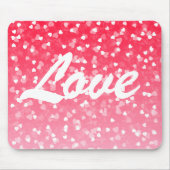 Valentinisches Herz und Liebe Mousepad (Vorne)