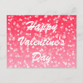 Valentinisches Herz und Liebe Postkarte