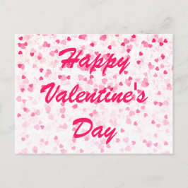 Valentinisches Herz und Liebe Postkarte