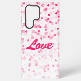 Valentinisches Herz und Liebe Samsung Galaxy Hülle