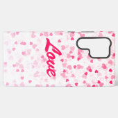 Valentinisches Herz und Liebe Samsung Galaxy Hülle (Rückseite (Horizontal))