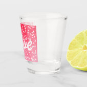 Valentinisches Herz und Liebe Schnapsglas (Rechts)