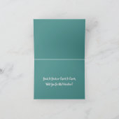 Valentinisches Kartenspiel zum Zaun Feiertagskarte (Innenseite)