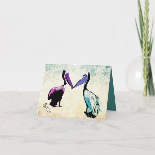 Valentinisches Kartenspiel zum Zaun Feiertagskarte (Vorderseite)