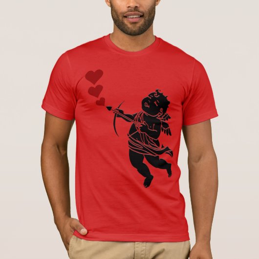 Valentinisches männliches Shirt Valentine Cupid Sh (Vorderseite)